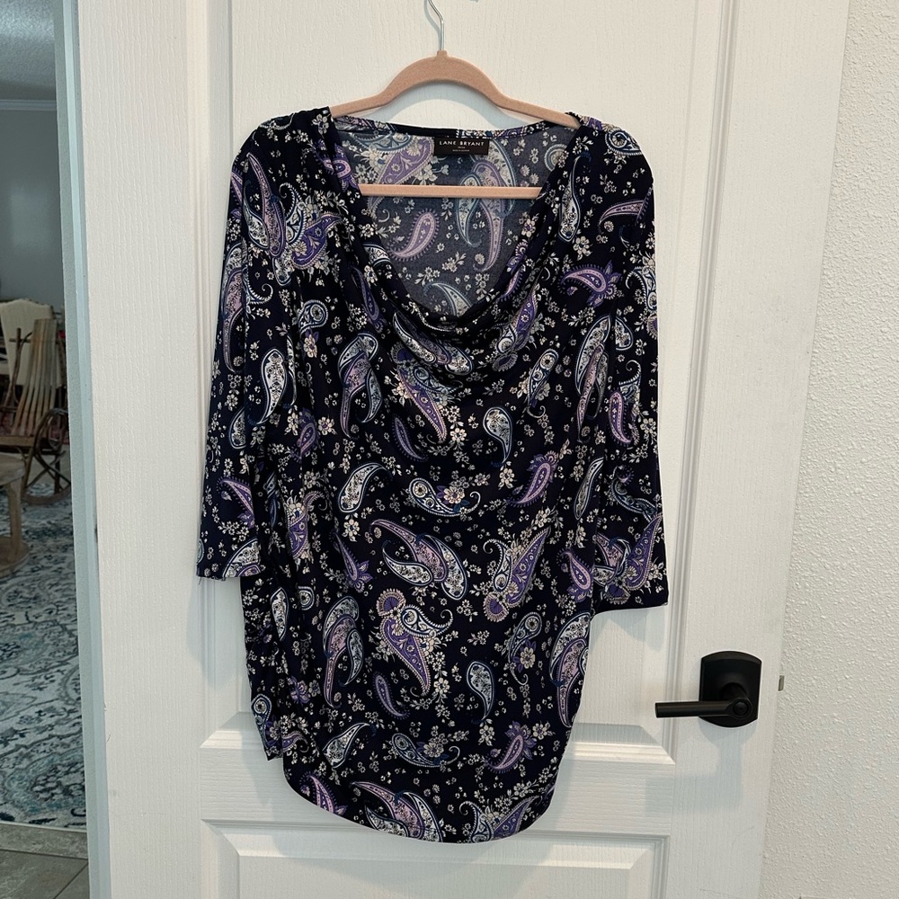 3/4 sleeve tunic top from Lane Bryant